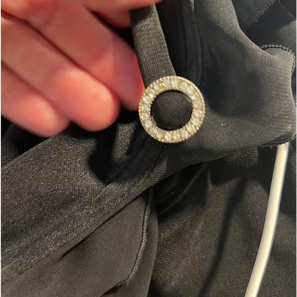 🖤VTG Joseph Ribkoff,Incredible,Vintage Little Black Dress”,Ruffled Upper,Size 4 - Picture 9 of 14